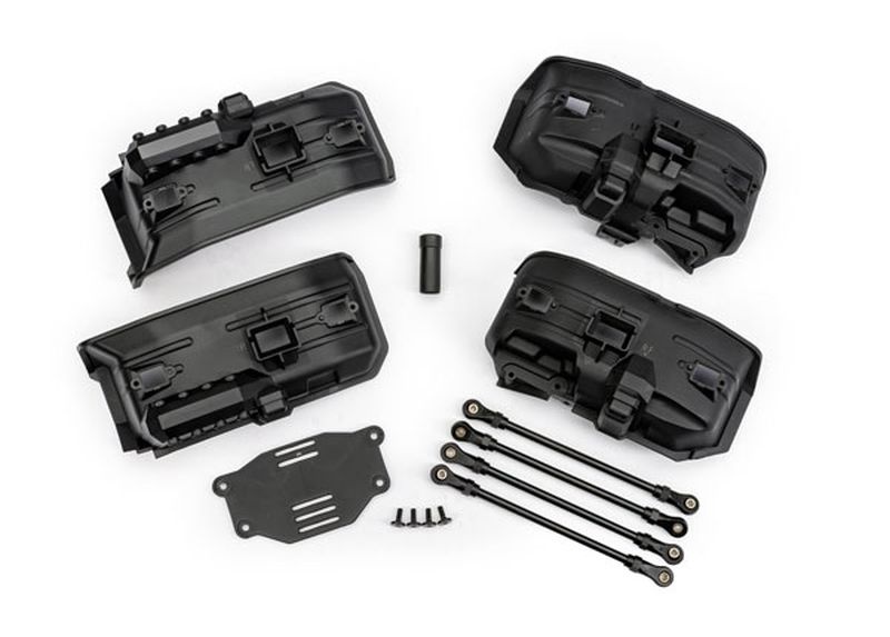 Traxxas Chassis Umbaukit von lang auf kurzen Radstand TRX-4 Defender Clipless 8058X