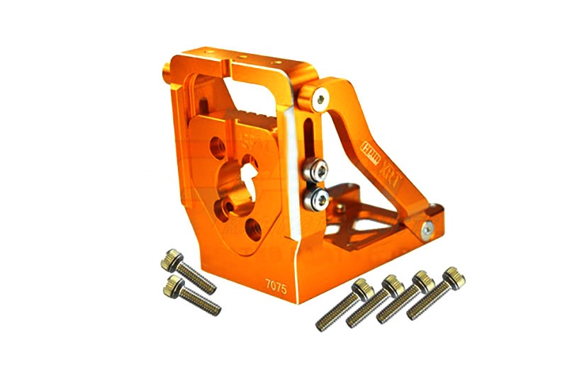 GPM Motorhalter 7075-T6 Alu orange mit Schnellmontage Traxxas XRT & XMAXX mit Umbauten