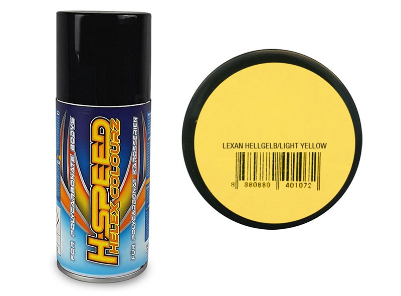 H-SPEED Lexan Spray Farbe Helex Colourz Hellgelb 150ml HSPS022