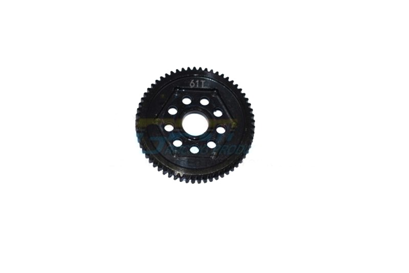 GPM HARDEN STEEL #45 SPUR GEAR 61T - 1PC SET Team Losi Mini-T 2.0 schwarz