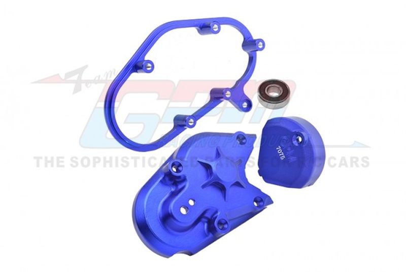 GPM Alu Getriebegehäuse-Set blau 1/4 PROMOTO-MX MOTORCYCLE RTR FXR-LOS06000/60 MX038B
