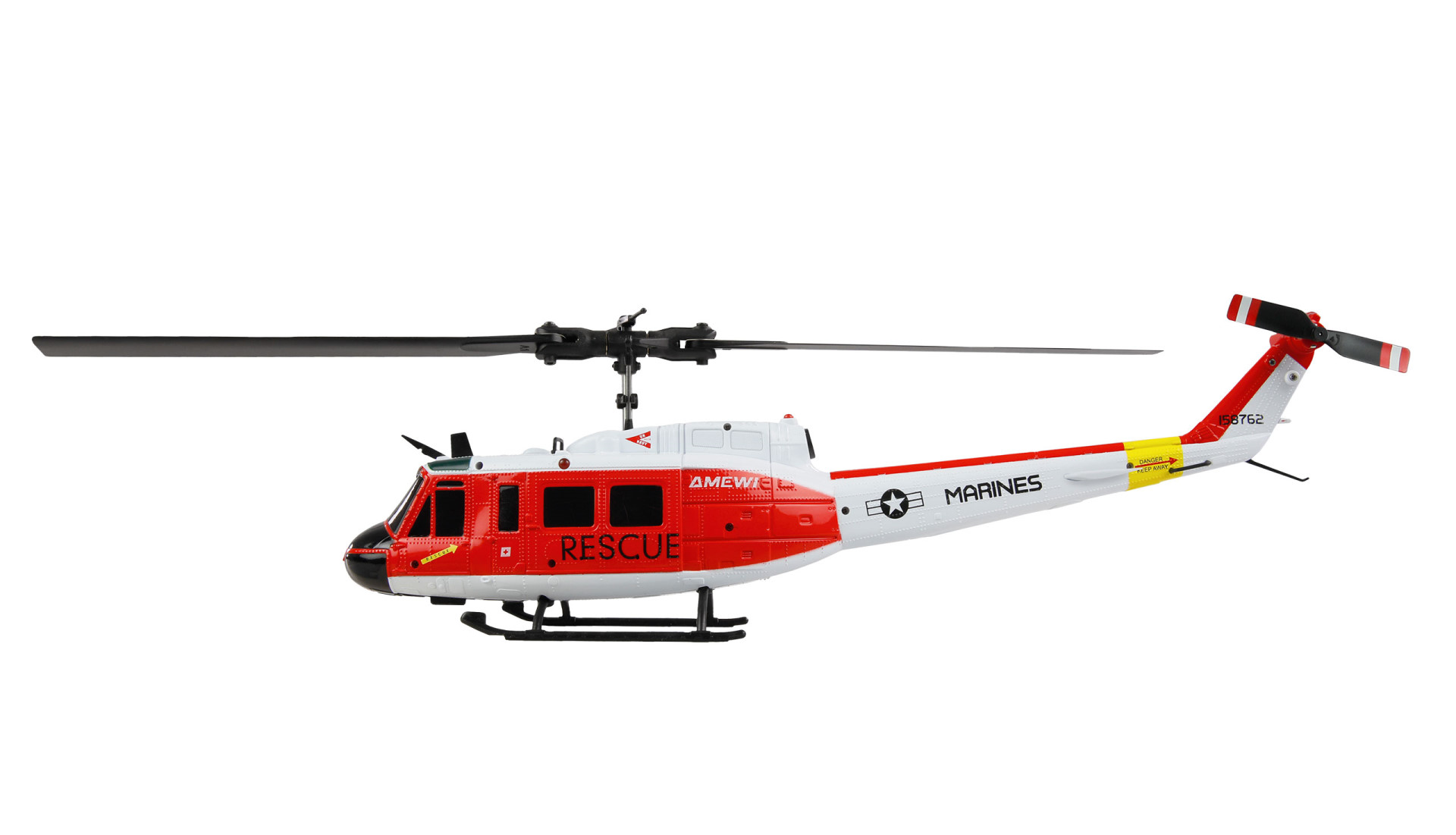 Amewi UH-1 Marine Brushless CP-Helikopter 6-Kanal 6G/3D RTF 25356 - Abbildung 4