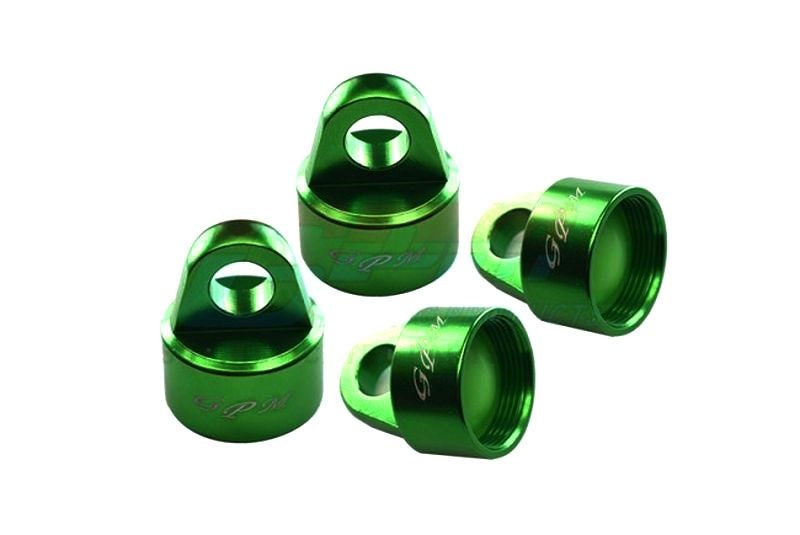 GPM Alu 6061-T6 Dämpferkappe für GPM & Original grün Traxxas Sledge