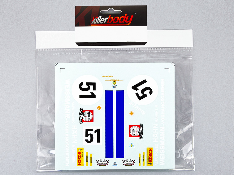 KB48324 Dekorbogen Dekorbogen Alfa Romeo 2000