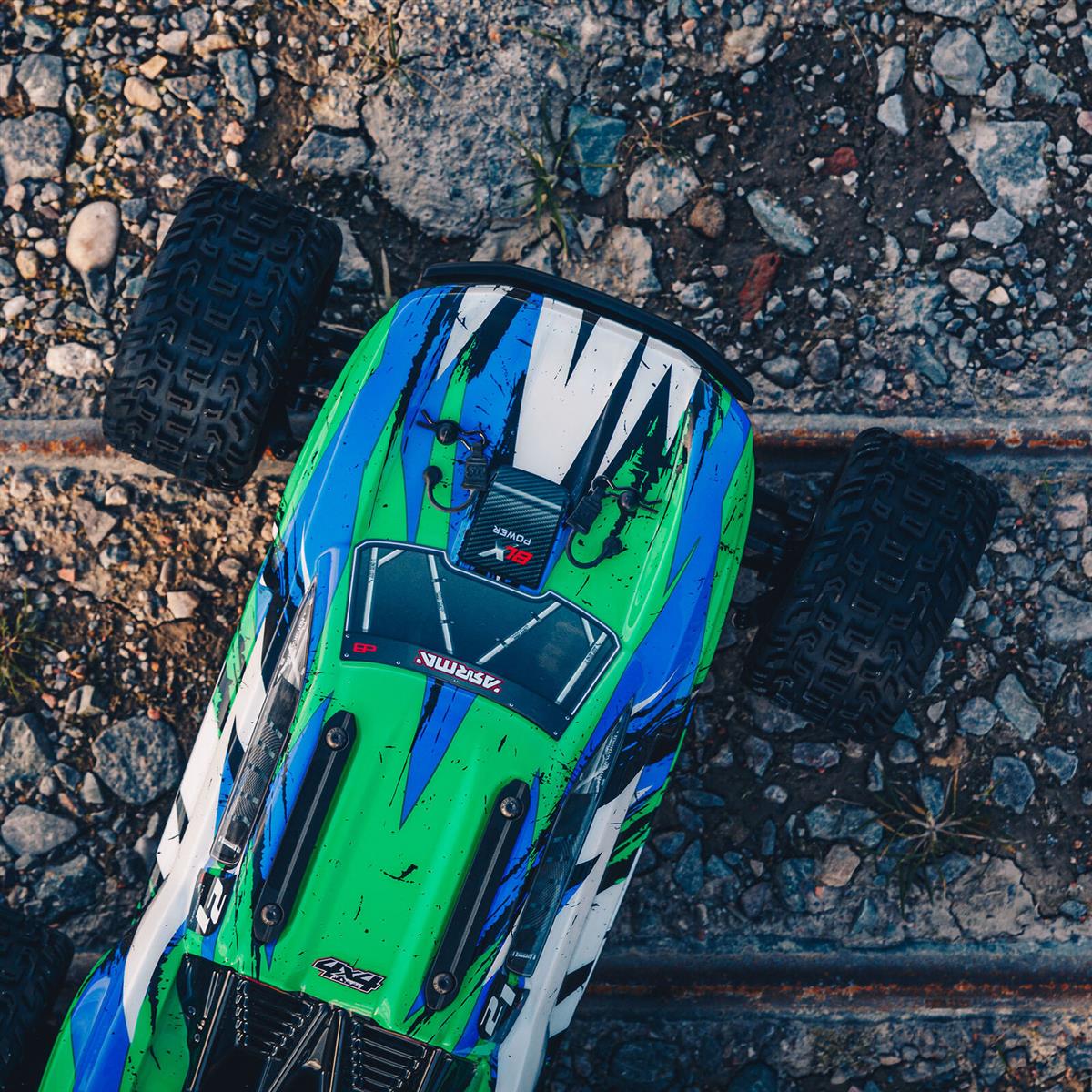 ARRMA 1/10 VORTEKS 4X4 3S BLX 4WD Stadium Truck Green ARA4305V3BT3