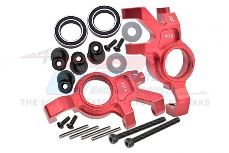 GPM Aluminium Lenkhebel Set vorne oversized rot TRX X-MAXX TXM021LNR