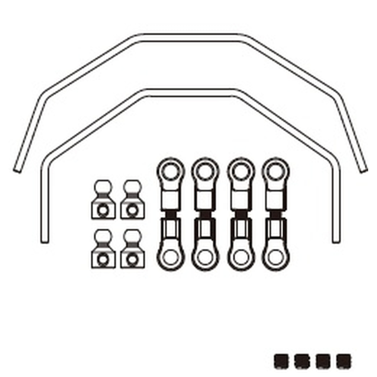 MJX Vorderer/Hinterer Stabilisator 10121B