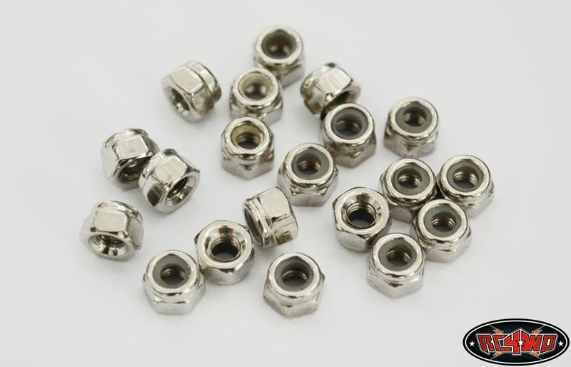 RC4WD Nylock Nut M3 (Silver) Z-S0627