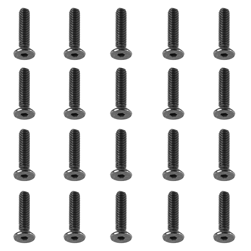 LC Racing Sechskant Senkkopfschraube M2.6x12mm 20 Stück LCSK46