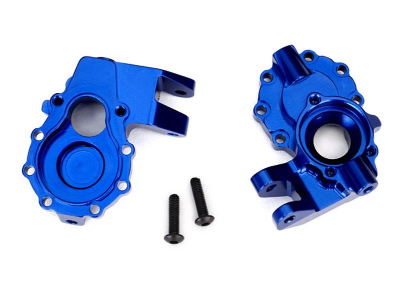 Traxxas 8252X Portal-Gehäuse innen vorn Alu blau