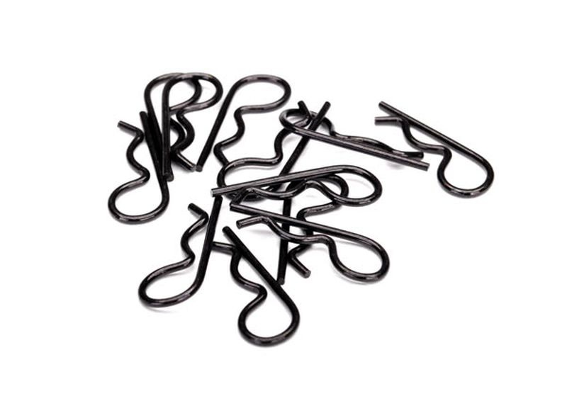 Traxxas Karosserie Clips Heavy Duty schwarz (12) 3934A - Abbildung 1