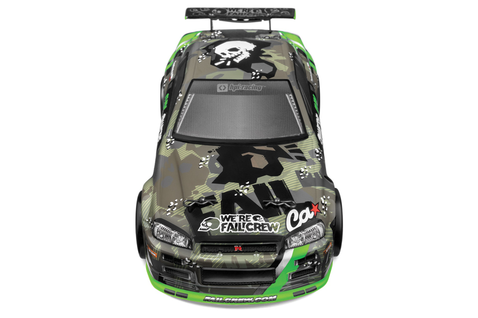 HPI 1:18 R/C Micro RS4 Drift Fail Crew Nissan Skyline 120101
