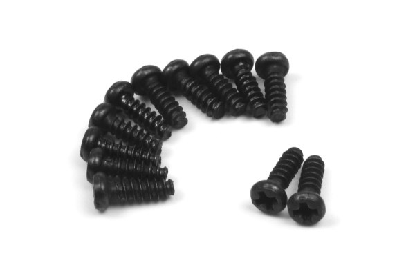 BLACKZON Flachkopf Schneidschrauben 6x8mm (12St) 540153 - Abbildung 1