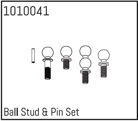 Hobby Plus Ball Stud & Pin Set 240078