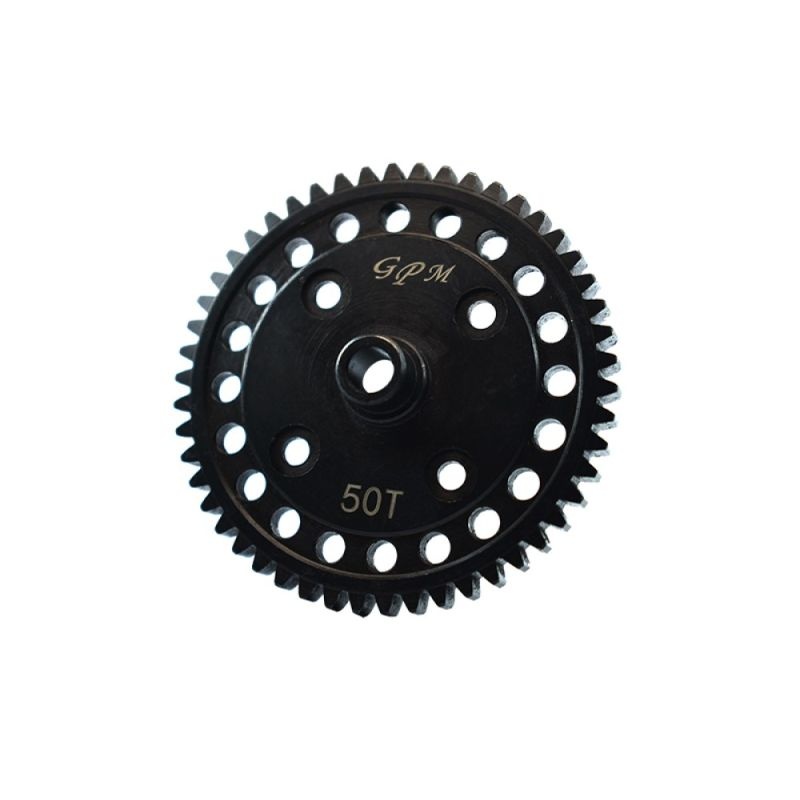 GPM Chrom-Stahl Hauptzahnrad 50Z schwarz ARRMA Krat, Tal, Typh, Sent, Out, Notor, Limi MAK050TSBK