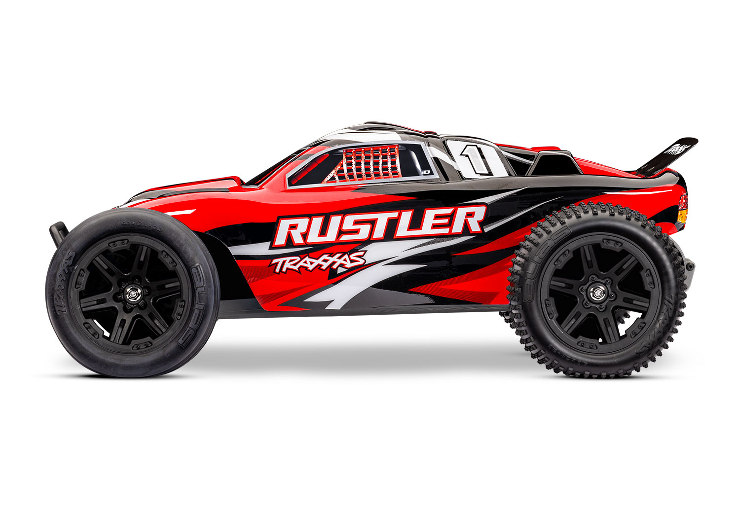 Traxxas Rustler 1/10 2WD Stadium-Truck RotX RTR HD/Clipless mit Akku & USB-Lader 37254-8 - Abbildung 3
