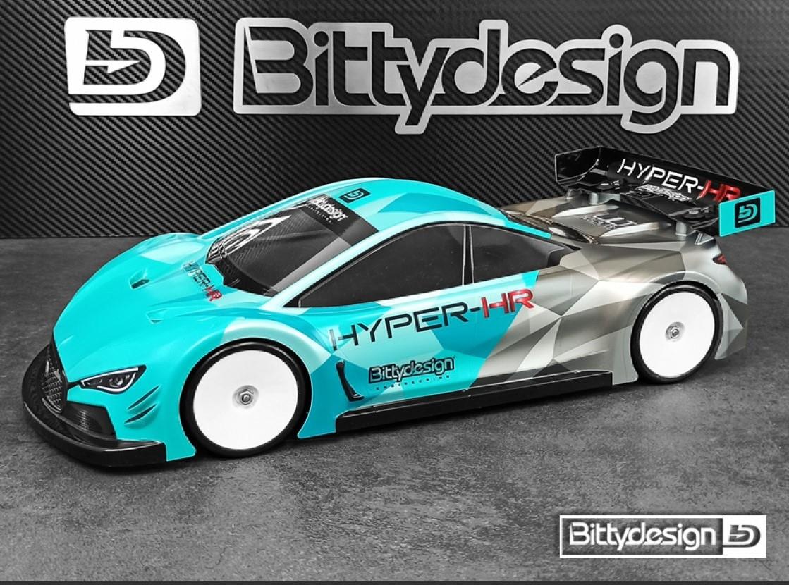 Bittydesign HYPER-HR clear body 1/10 TC 190mm, ULT (Ultra Lite) BDTC-HYPHRULT