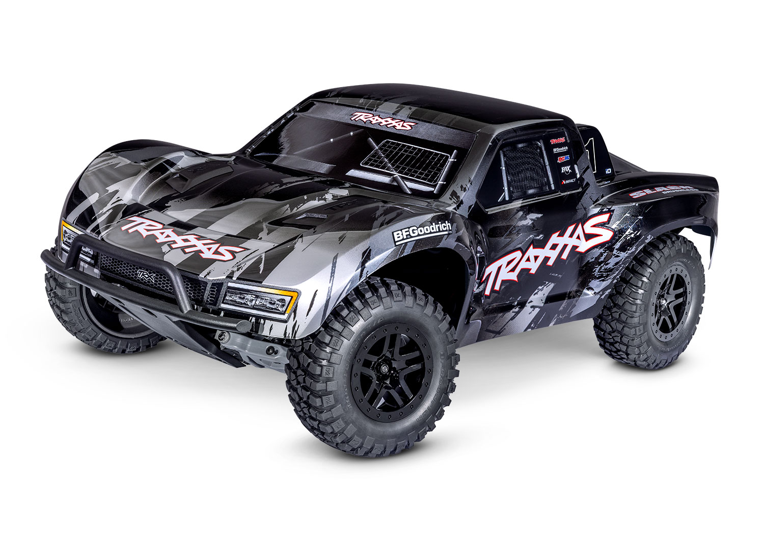 Traxxas Slash 2WD VX3 Brushless Short-Course Schwarz 1/10 RTR 58434-4 - Abbildung 1