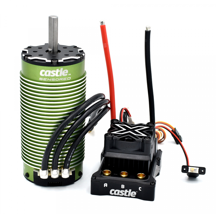 Castle Mamba Monster X 8S 33,6V 2028-800kV Sensor Combo 010-0165-01