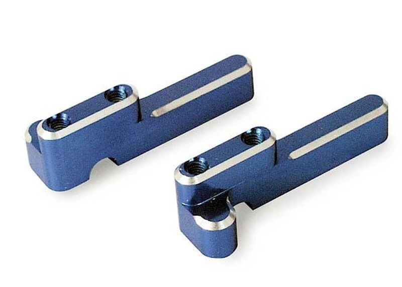 Traxxas Servo Befestigung Alu blau 4918X