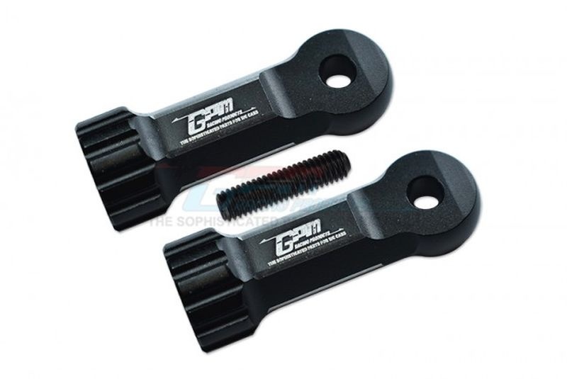 GPM Aluminium Befestigung Mittelstrebe schwarz für ARRMA 1/10 Kraton, Vorteks, Outcast MAKS025/JTBK