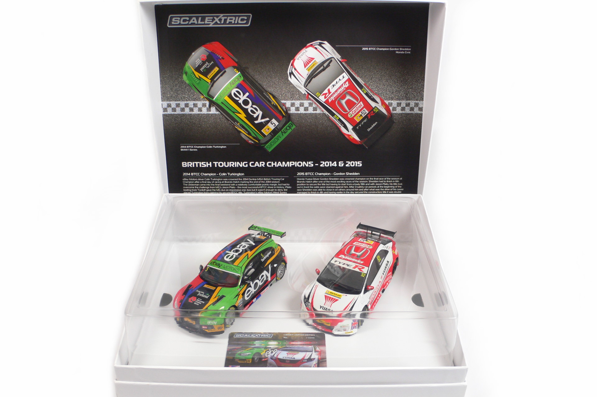 Scalextric 1:32 BTCC Champions 2014&2015 - BMW Z4 / Honda Civic C3694A - Abbildung 2