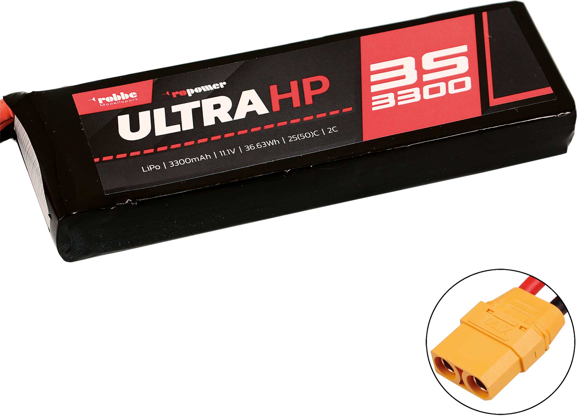 Robbe RO-POWER ULTRA HP 3300MAH 11,1 VOLT 3S 25(50)C LIPO AKKU 7341