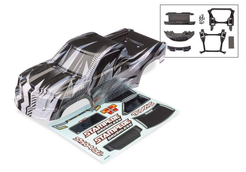 Traxxas Karo ProGraphix Stampede 2WD VX3 (ben. Hintergrundlackierung) 13611X
