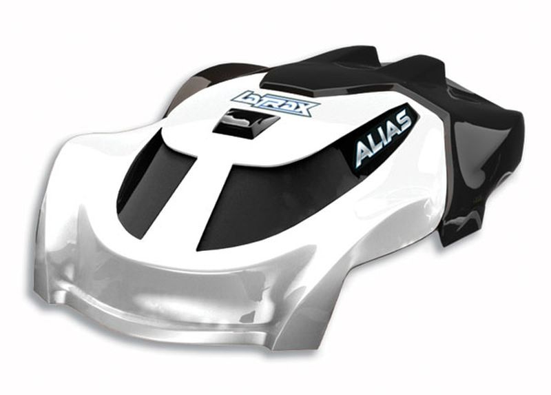 Traxxas Haube, Alias weiß mit Schrauben 6615