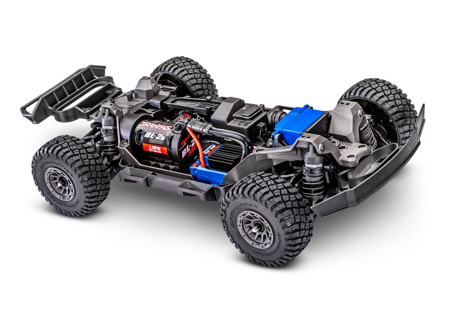 Traxxas MINI-Slash BL-2S 4x4 gelb 1/16 Short Course RTR Brushless mit 2S Lipo/Lader 10164-1 - Abbildung 8