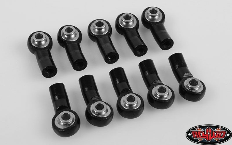 RC4WD M3 Bent Aluminum Axial Style Rod End (Black) (10) Z-S1374