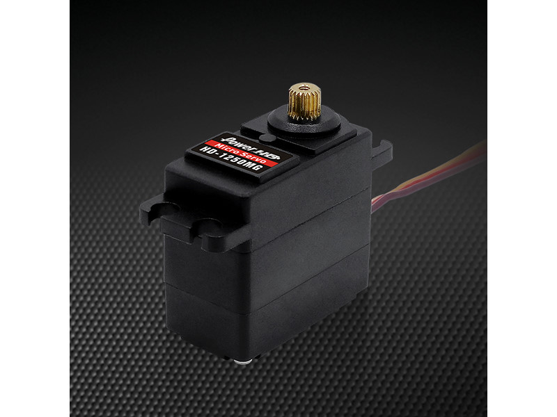 Power HD Midi Servo HD 1250MG (3.5KG/0.12SEC) 31x16,3x29,5 HD-1250MG
