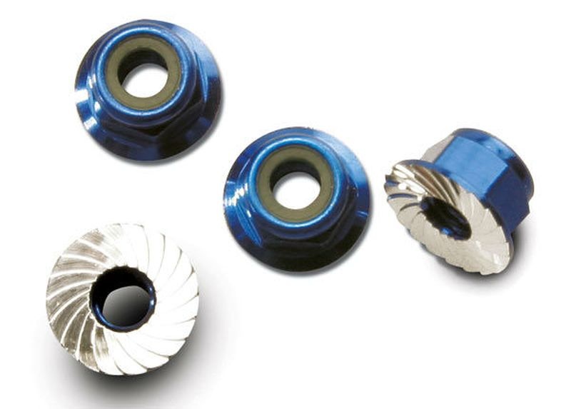 Traxxas Muttern mit Flansch 4mm 1747R - Abbildung 1