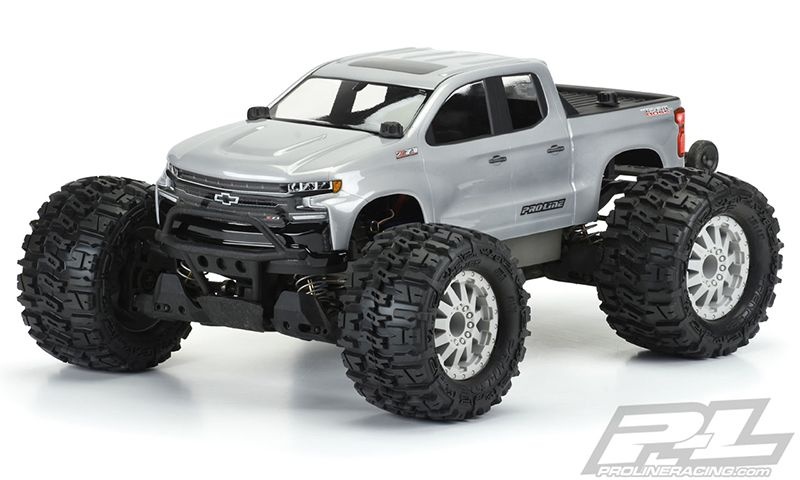 Pro-Line 2019 Chevy Silverado Z71 Trail Boss Karo klar *J* für PRO-MT 4x4 & Stampede 4x4 3506-00 - Abbildung 1