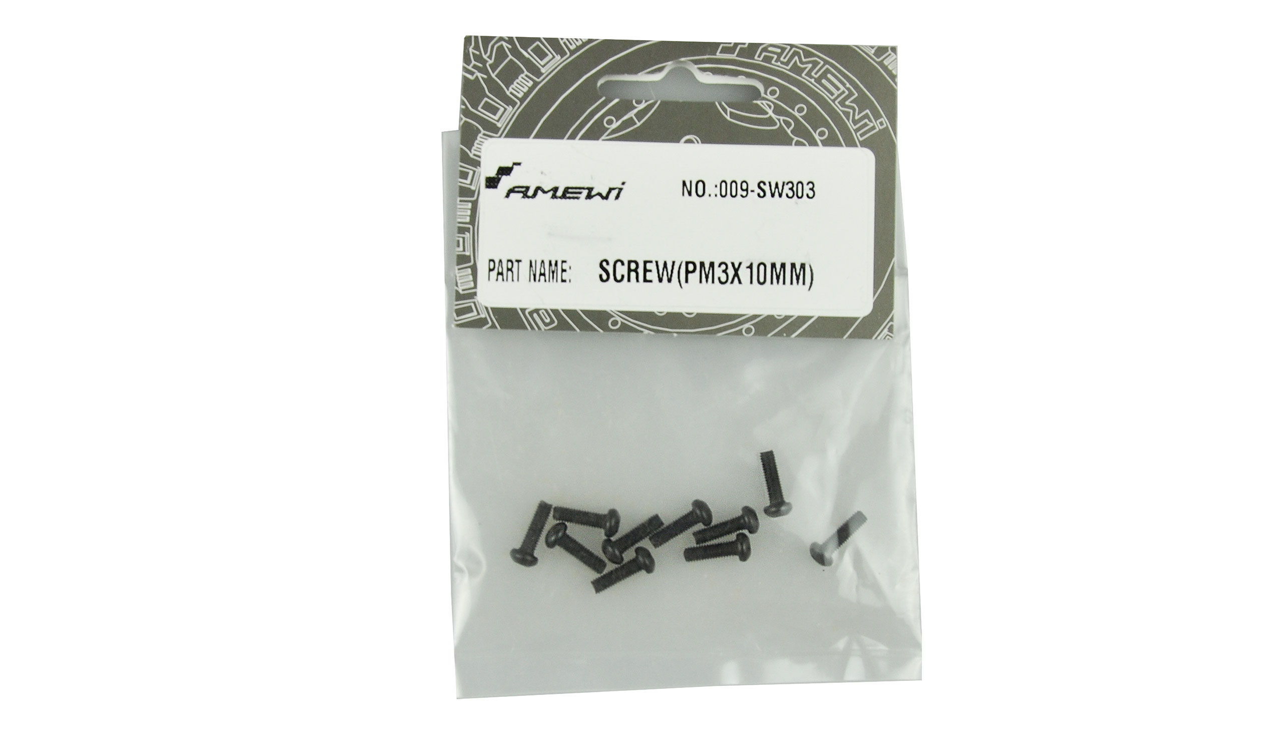 Amewi SCREW(PM3X10MM) 10pcs EVO-X 6000 SW303 SW303