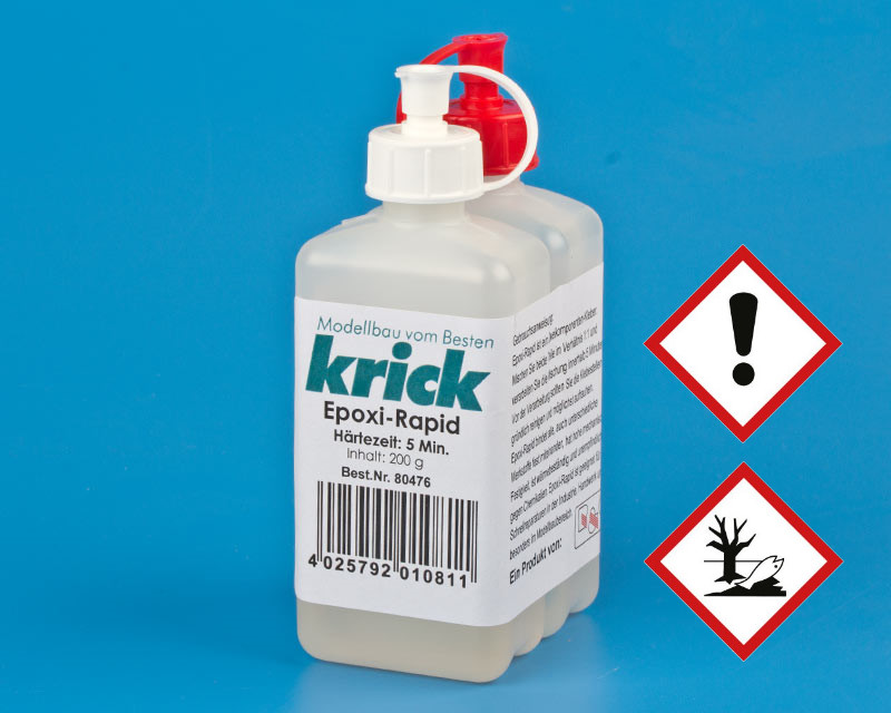 Krick Epoxi Rapid Kleber - 5 Minuten Epoxy-Kleber 200g 80476