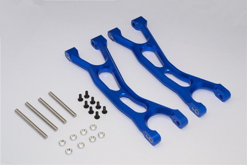 GPM Alu Querlenker oben v/h blau Traxxas X-MAXX