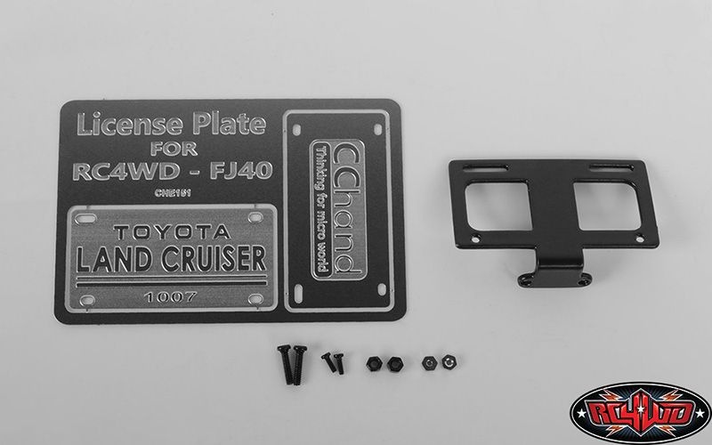 Front License Plate System for RC4WD G2 Cruiser VVV-C0463