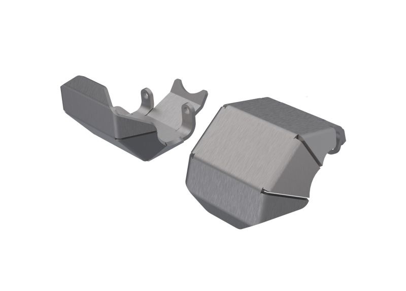Traxxas Skid-Platte Achsen v/h aus Edelstahl (2) 9765