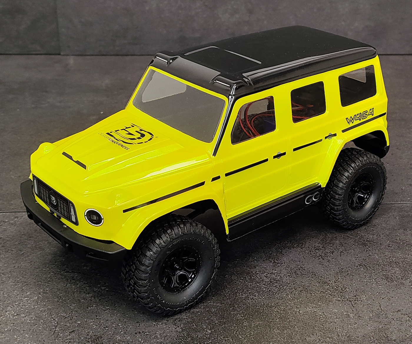 Bittydesign W464 1/18 Clear Body TRAXXAS TRX-4M Pre-cut BDTRX-18W464