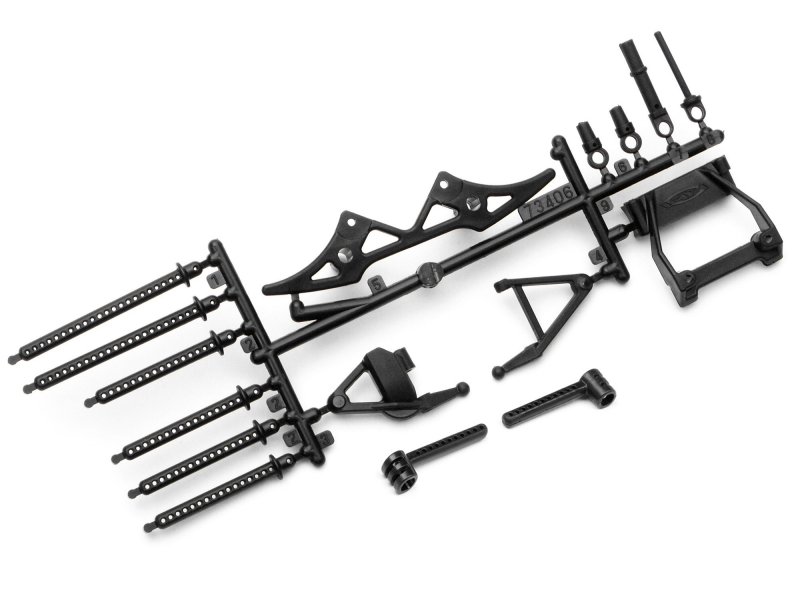HPI Rammersatz Karosseriehalter 73406 - Abbildung 2