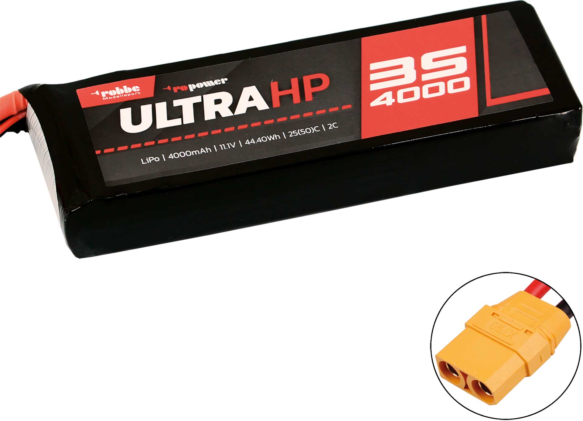 Robbe RO-POWER ULTRA HP 4000MAH 11,1 VOLT 3S 25(50)C LIPO AKKU 7344