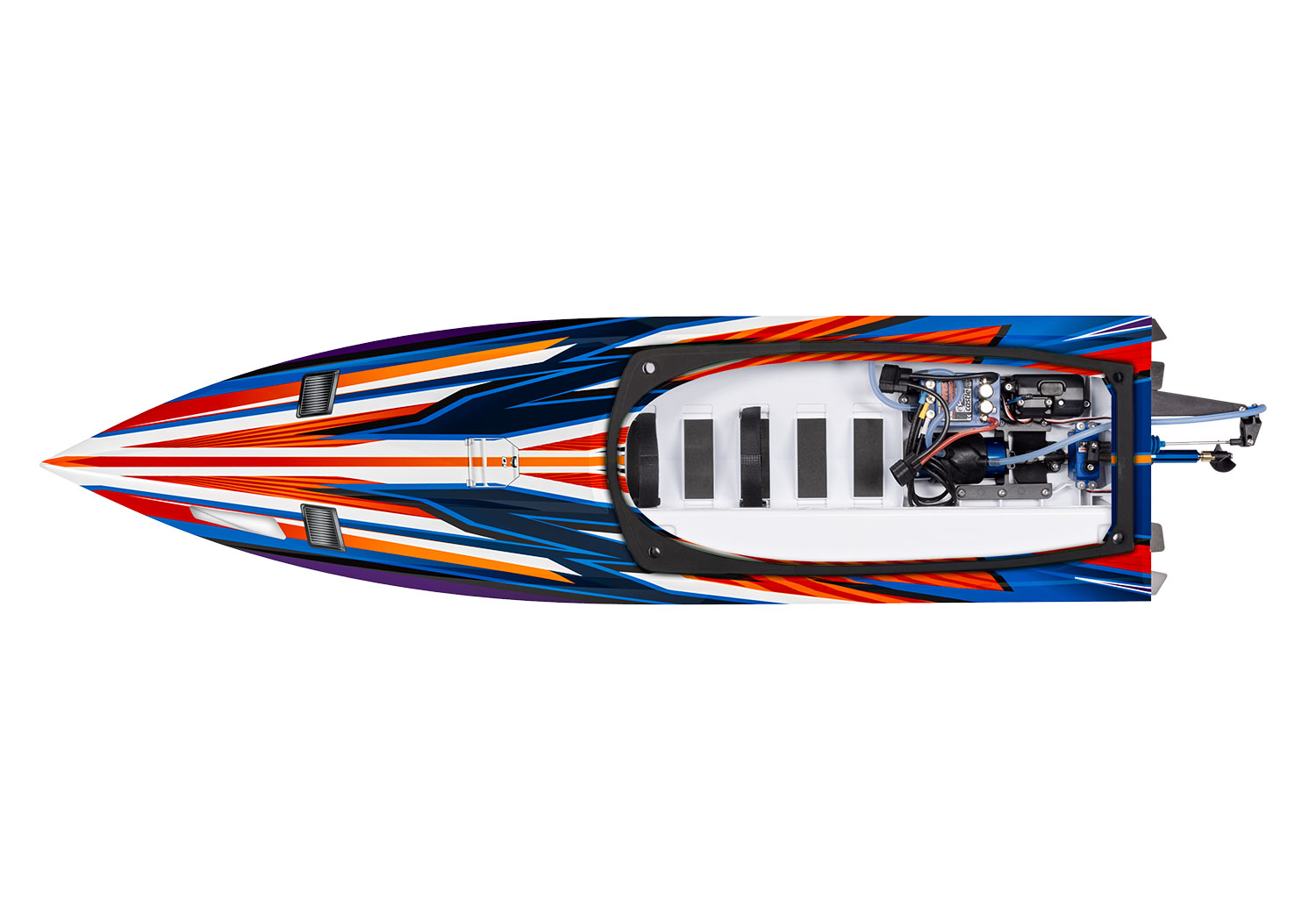 Traxxas SPARTAN SR Orange Brushless 36 Zoll Rennboot 103076-4 - Abbildung 4