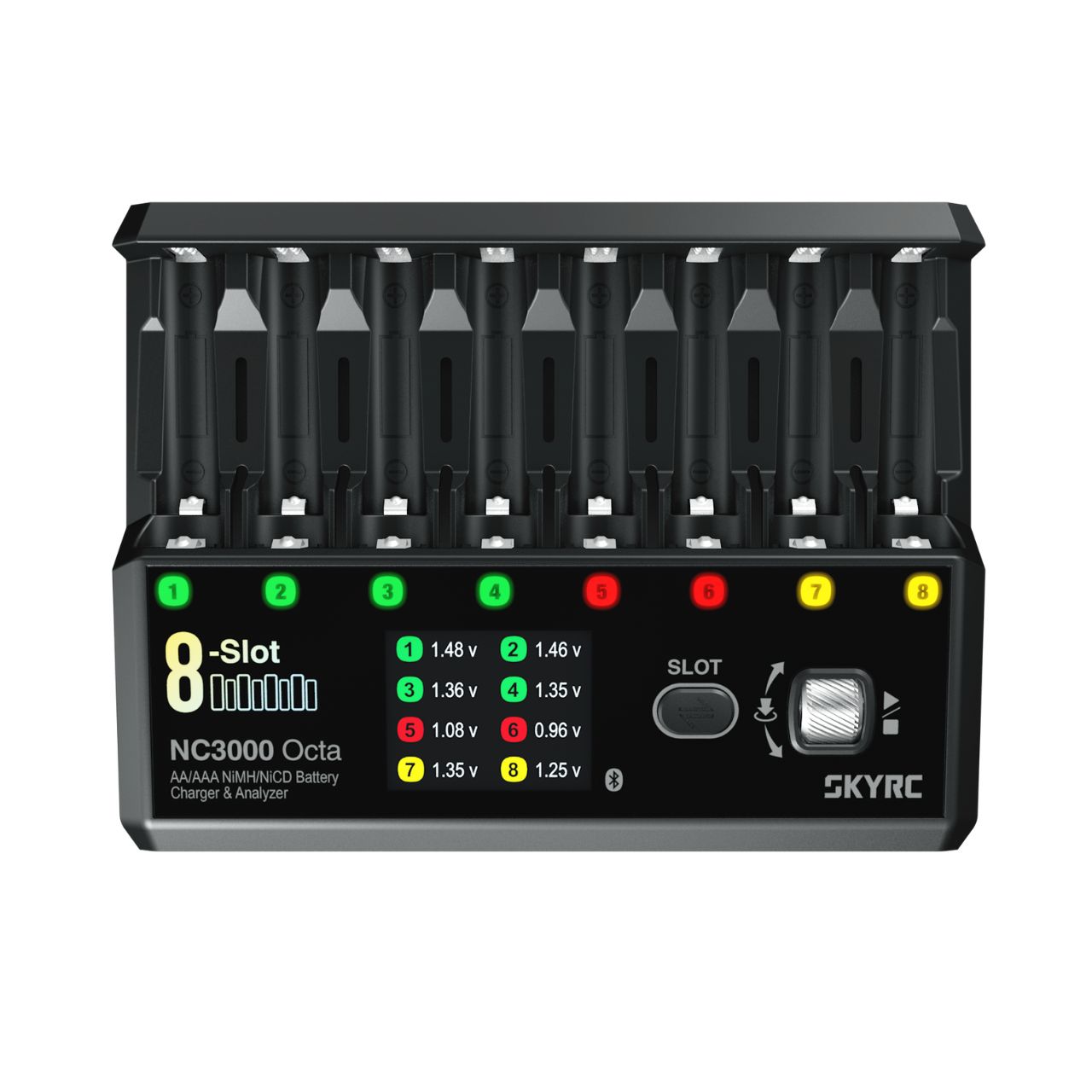SkyRC NC3000 Octa Ladegerät für 8xAA/AAA DC 3A SK-100228-01