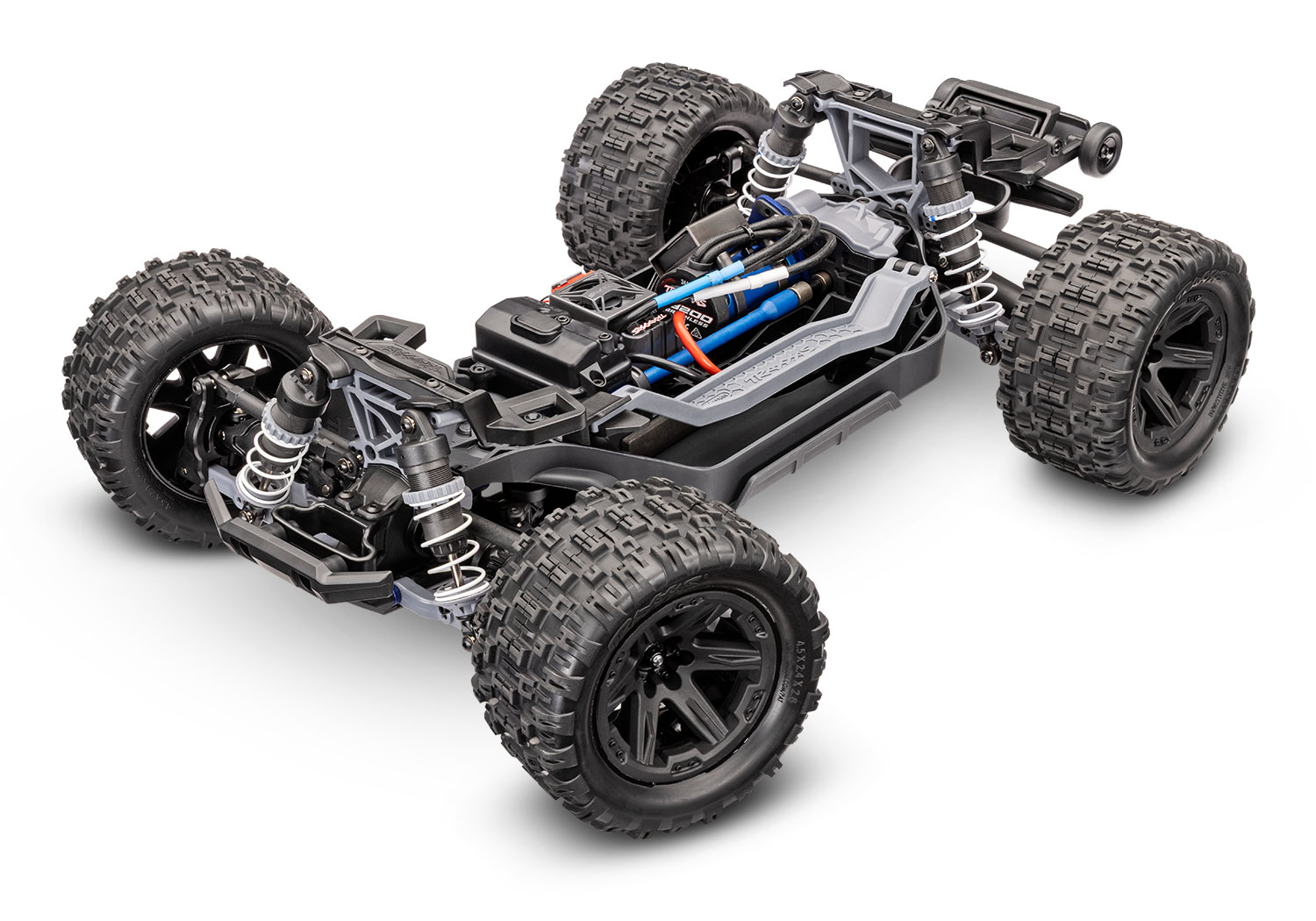 Traxxas Rustler 4x4 VX3 Brushless Stadium Truck Rot 67464-4 - Abbildung 4