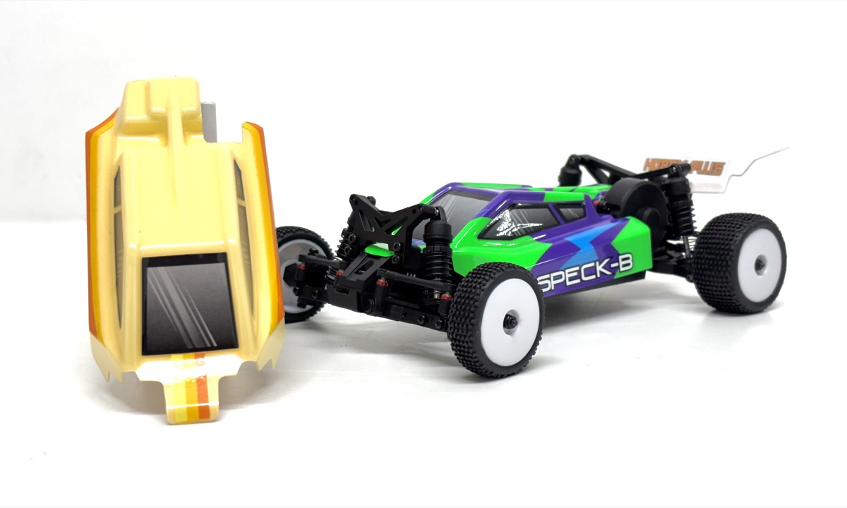 Hobby Plus 1:24 2WD Buggy "Speck-B" RTR (Green & Creme) Limited Edition 2410250-C1-Set