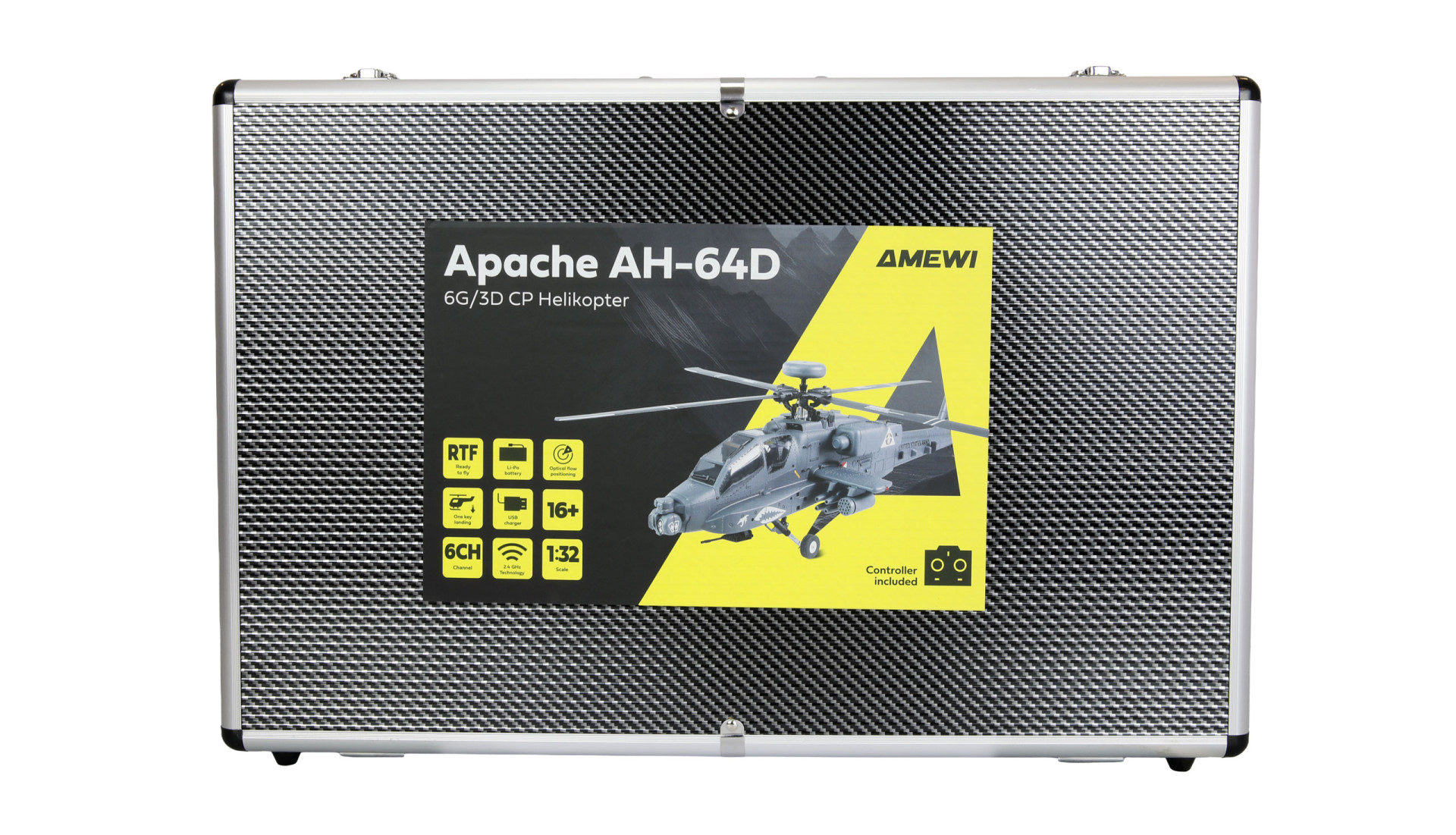 Amewi Apache AH-64D CP Helikopter 6G/3D RTF grau 25369 - Abbildung 9
