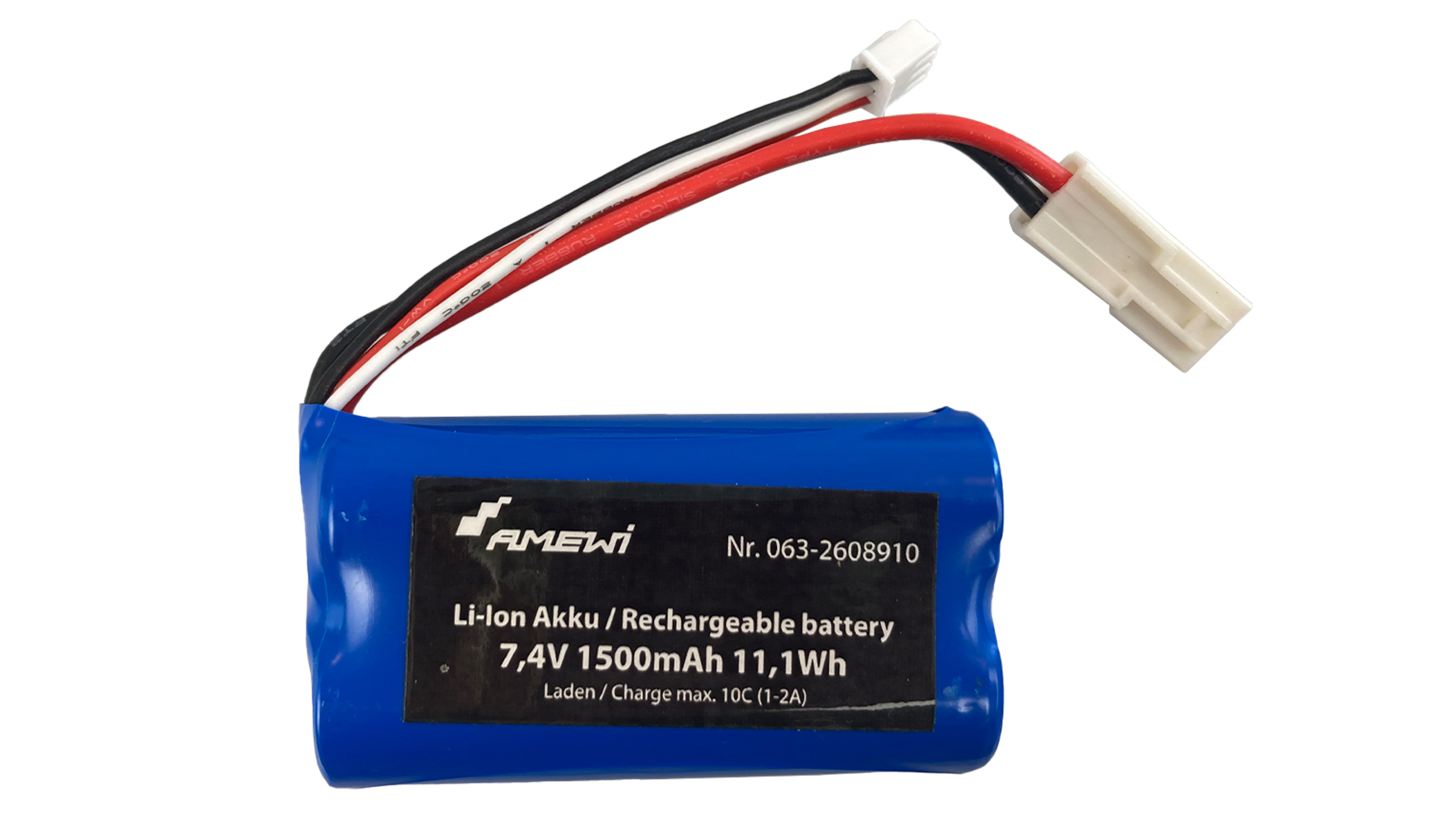 Amewi LiIon Akku 2S 7,4V 1500mAh Mini Tamiya 2608910