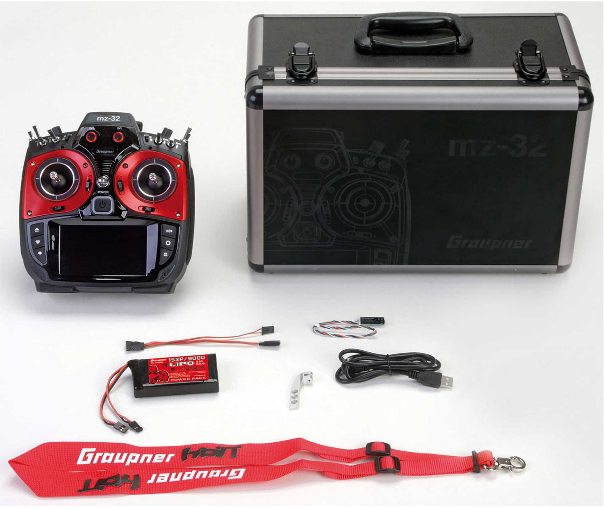 GRAUPNER MZ-32 HOTT Einzelsender 2,4Ghz Fernsteuerung S1024.77