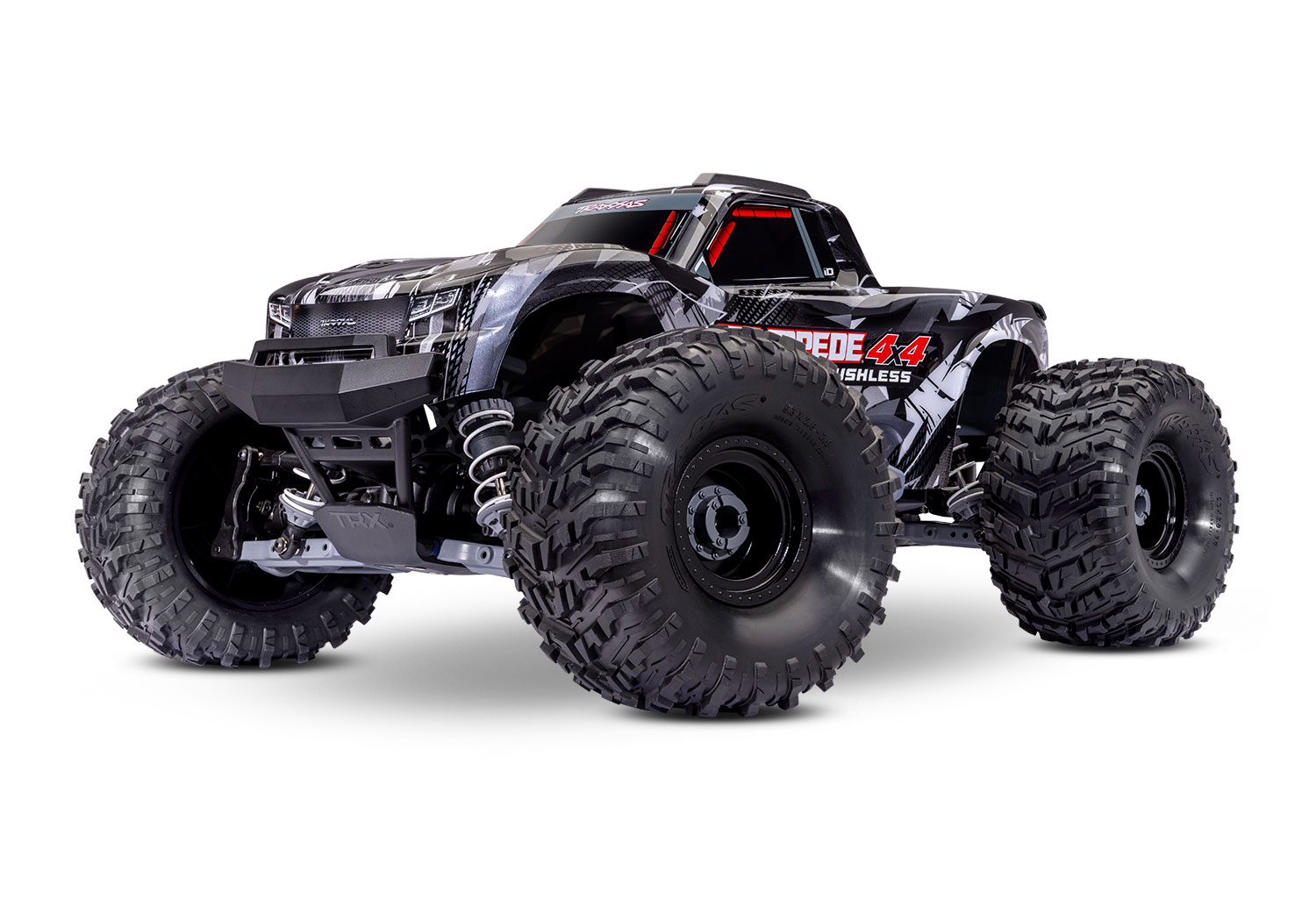 Traxxas Stampede 4x4 VX3 Brushless Monstertruck Schwarz 1:10 RTR 67454-4 - Abbildung 1